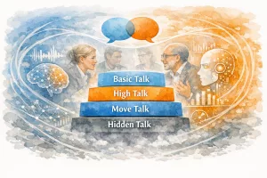 Das Four-Level-Framework: High Talk, Basic Talk, Move Talk und Hidden Talk – und was KI auf jeder Ebene wirklich kann