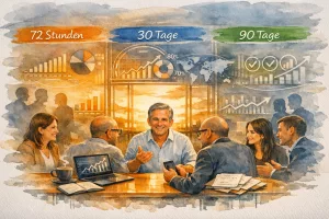 Wie ein Mandat beginnt – Was ein Interim Executive in den ersten 90 Tagen leistet