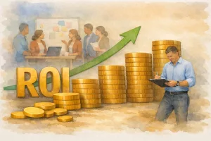 Der ROI eines Interim Managers: Wertbeitrag von Kommunikation, Change und Stakeholder Relations entlang der Wirkungsstufen
